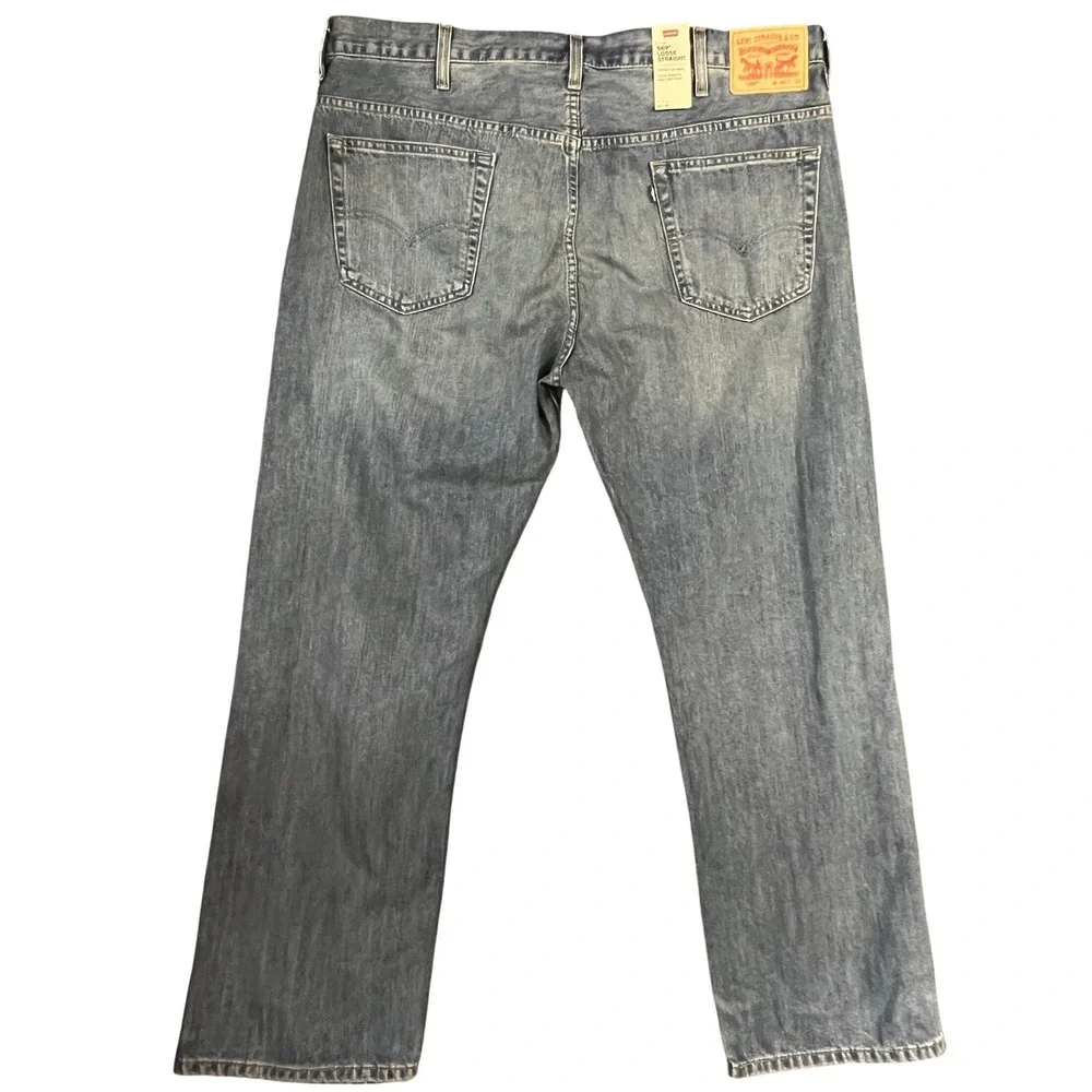 Levis 569 Jeans Mens 40x32 Medium Wash Blue Loose Straight Leg Denim New Classic